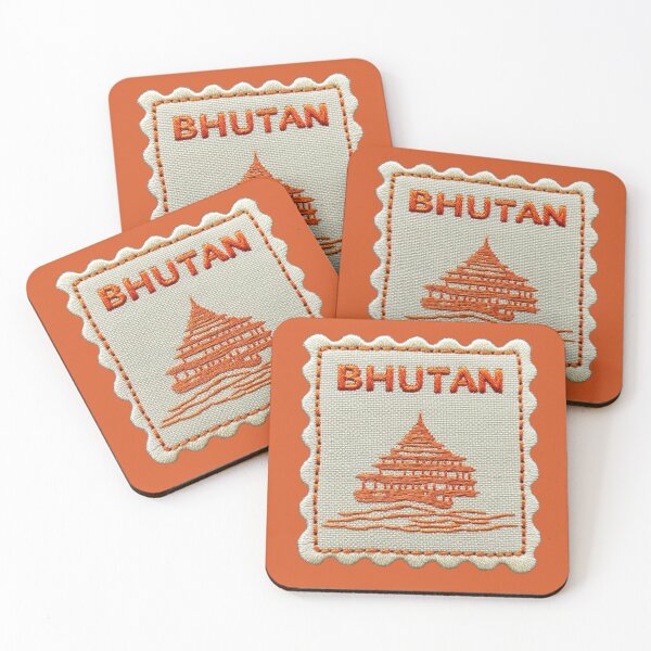 Item preview, Bhutan Travel Patch Dzong Monastery Embroidered designed and sold by tiigerdad.
