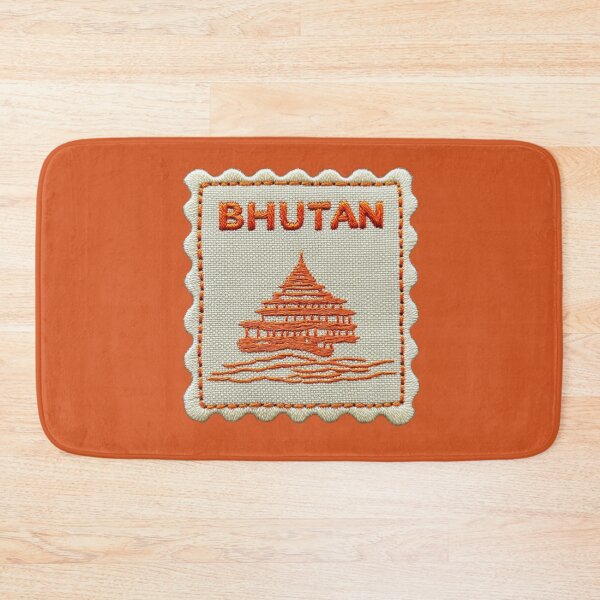 Item preview, Bhutan Travel Patch Dzong Monastery Embroidered designed and sold by tiigerdad.