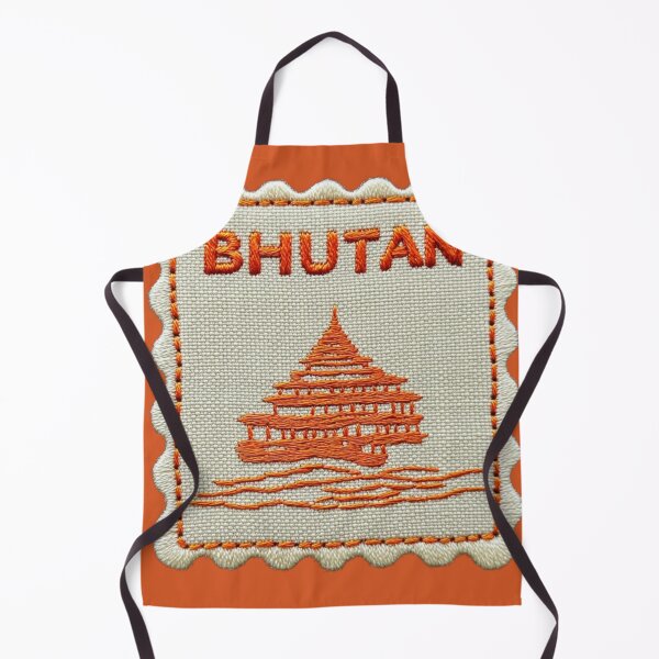 Item preview, Bhutan Travel Patch Dzong Monastery Embroidered designed and sold by tiigerdad.