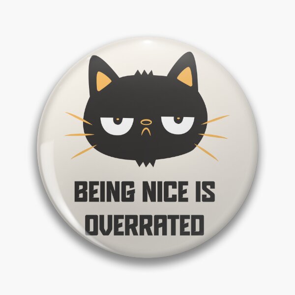 Item preview, Being Nice is Overrated Illustration designed and sold by beboplab.