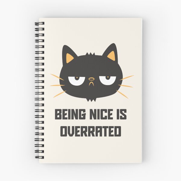 Item preview, Being Nice is Overrated Illustration designed and sold by beboplab.