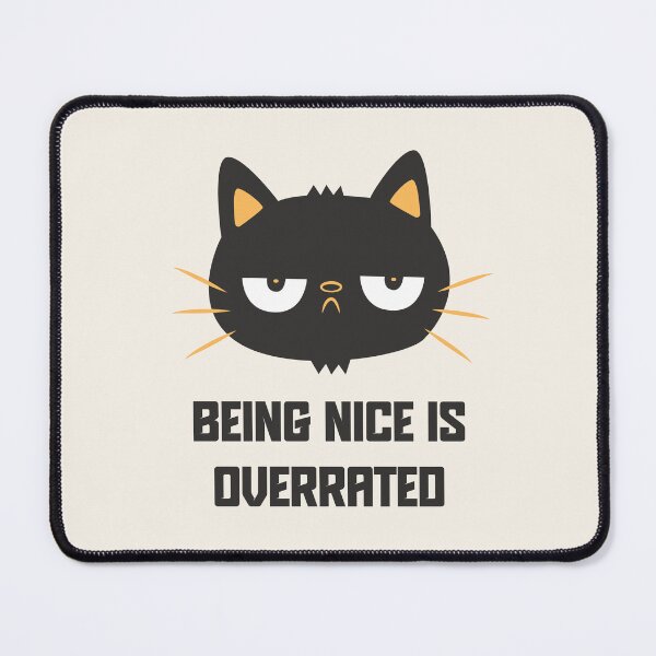 Item preview, Being Nice is Overrated Illustration designed and sold by beboplab.