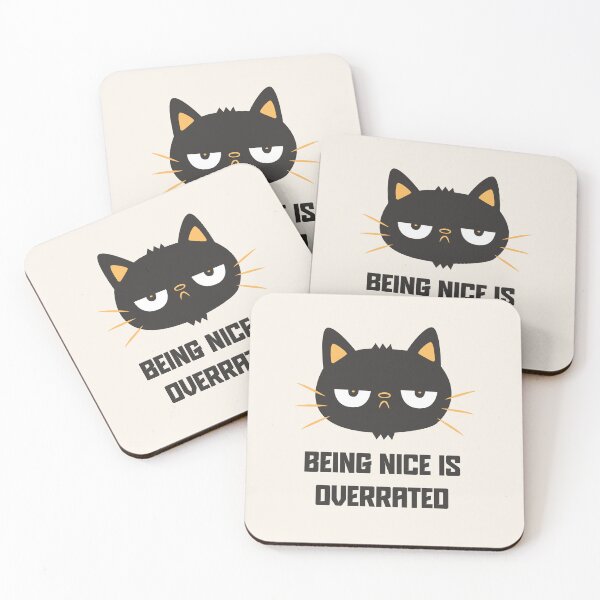 Item preview, Being Nice is Overrated Illustration designed and sold by beboplab.