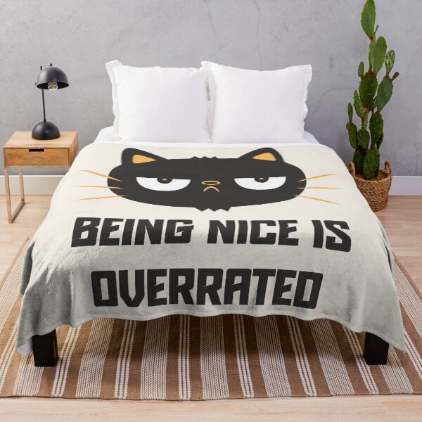 Item preview, Being Nice is Overrated Illustration designed and sold by beboplab.