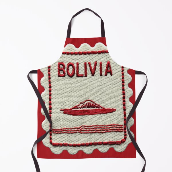 Item preview, Bolivia Travel Patch Salt Flats Embroidered designed and sold by tiigerdad.