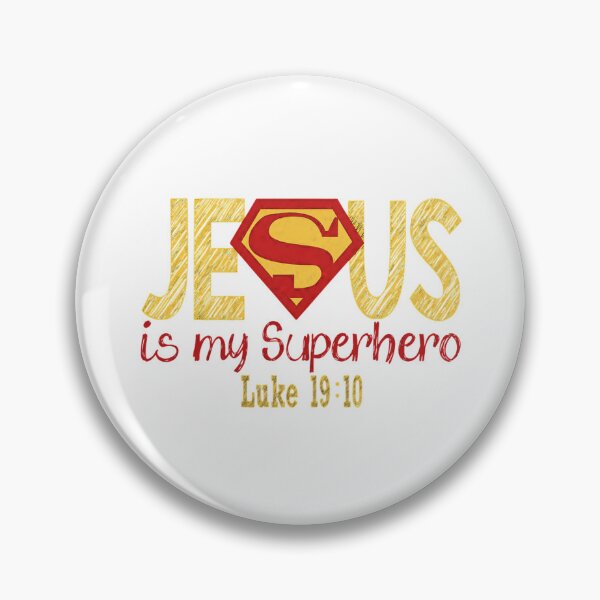 Item preview, Jesus Is My Superhero — Christian Superhero Design | Luke 19:10 designed and sold by TheSilmarillion.