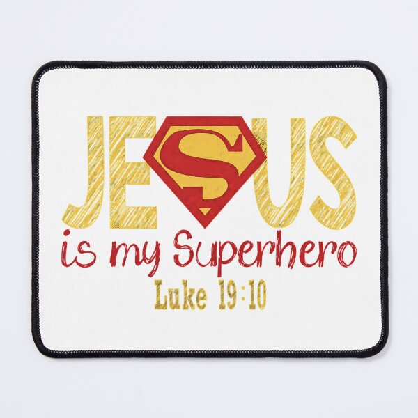 Item preview, Jesus Is My Superhero — Christian Superhero Design | Luke 19:10 designed and sold by TheSilmarillion.