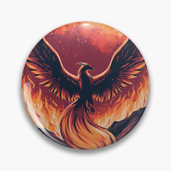Item preview, Phoenix Rising Fire Bird Mythic Rebirth designed and sold by QuantumQGear.