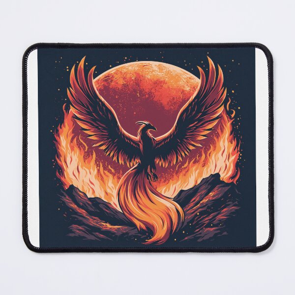 Item preview, Phoenix Rising Fire Bird Mythic Rebirth designed and sold by QuantumQGear.