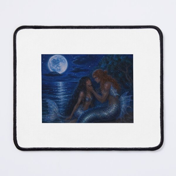 Item preview, A Moonlit Mermaid and Merman Romance designed and sold by Aquamarineelle.