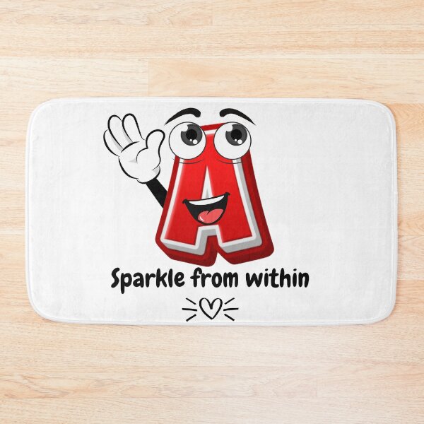 Item preview, Sparkle from within Letter A Cartoon designed and sold by ImaginARTDesign.