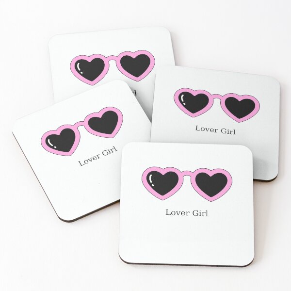 Item preview, Lover Girl Retro Heart Sunglasses Aesthetic designed and sold by ArtbyAfroditi.