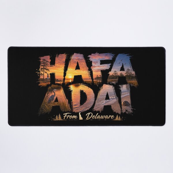 Item preview, Håfa Adai from Delaware: First State Coastal Sunset Spirit designed and sold by BlissBlvdShop.