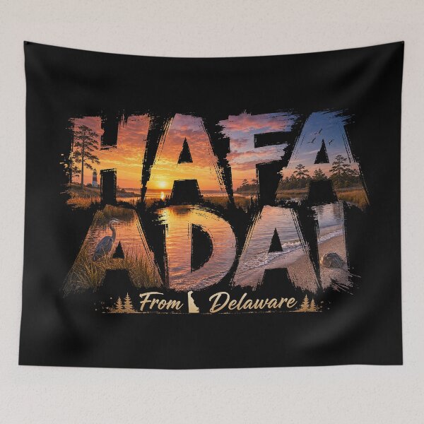 Item preview, Håfa Adai from Delaware: First State Coastal Sunset Spirit designed and sold by BlissBlvdShop.