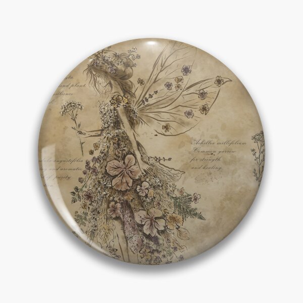 Item preview, Vintage Botanical Fairy Herbarium – Enchanted Forest Fantasy designed and sold by KristyUnicorn.