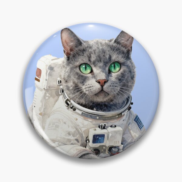 Item preview, Neil Armstrong qupte, cat watercolor astronaut designed and sold by WildArtIT.