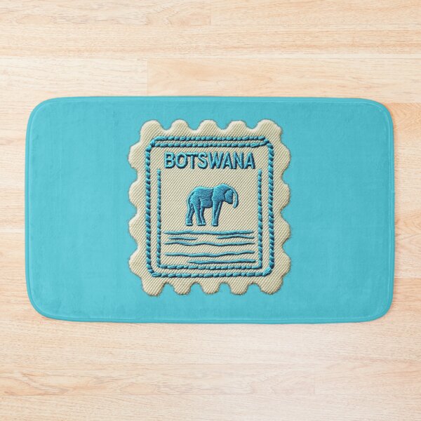Item preview, Botswana Travel Patch Elephant Embroidered designed and sold by tiigerdad.