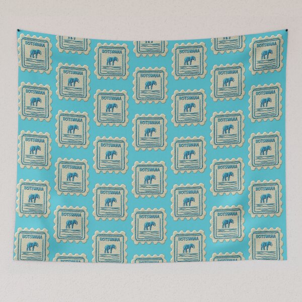 Item preview, Botswana Travel Patch Elephant Embroidered designed and sold by tiigerdad.