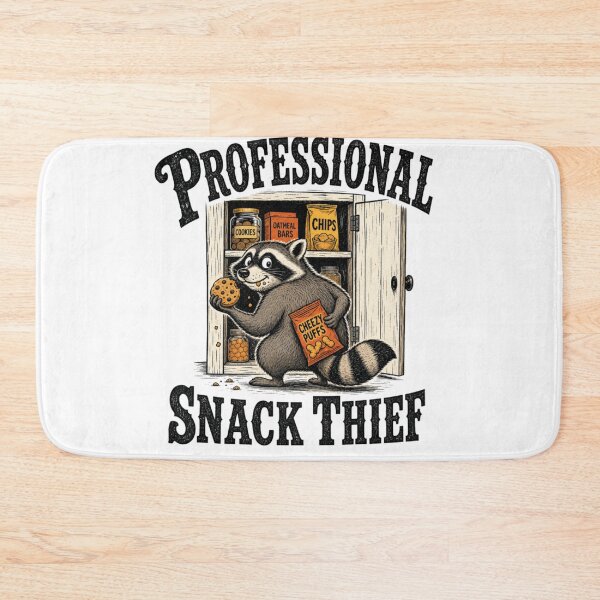 Item preview, Raccoon Snack Thief Professional Snack Thief Funny Vintage Raccoon Design designed and sold by ASMR10.