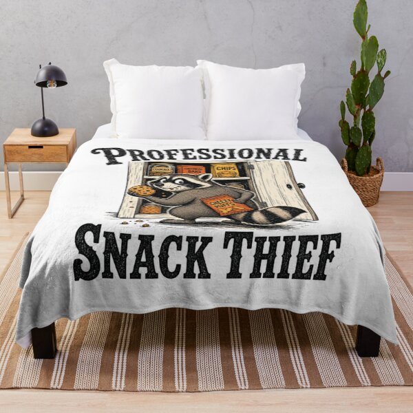 Item preview, Raccoon Snack Thief Professional Snack Thief Funny Vintage Raccoon Design designed and sold by ASMR10.