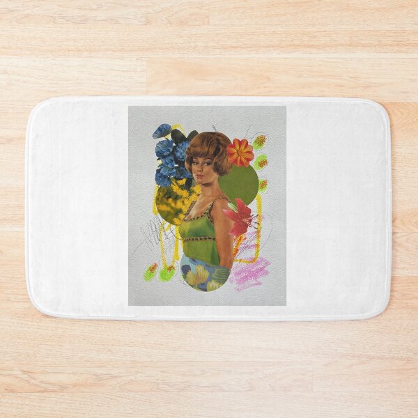 Item preview, Retro Floral Collage Portrait designed and sold by veraD58.