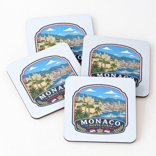 Item preview, Monaco - Monte Carlo Harbor, Yachts, Luxury Coast designed and sold by Myra365Art.