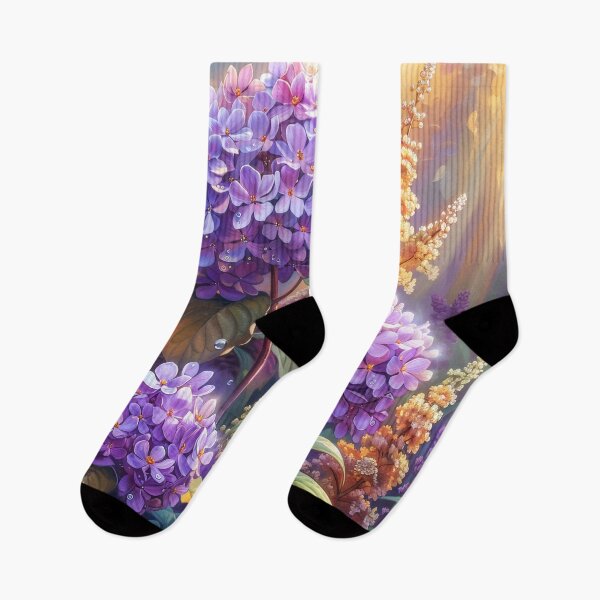 Item preview, Hydrangea Botanical Garden Art – Blue Lavender Floral Elegance designed and sold by MargaretWiktor.