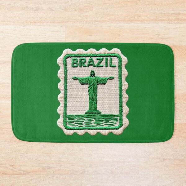 Item preview, Brazil Vintage Travel Patch Christ the Redeemer designed and sold by tiigerdad.