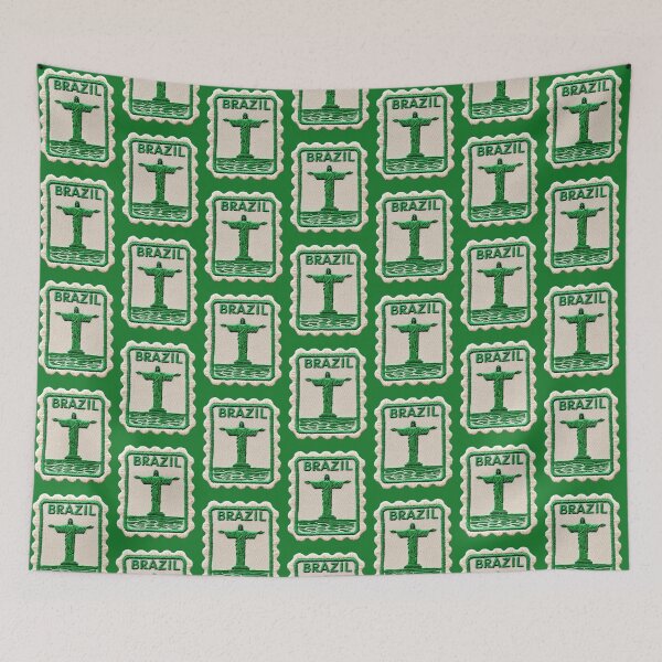 Item preview, Brazil Vintage Travel Patch Christ the Redeemer designed and sold by tiigerdad.