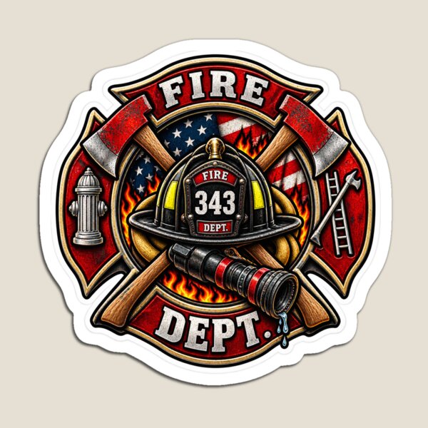 Item preview, Firefighter emblem  designed and sold by The Fire Locker.