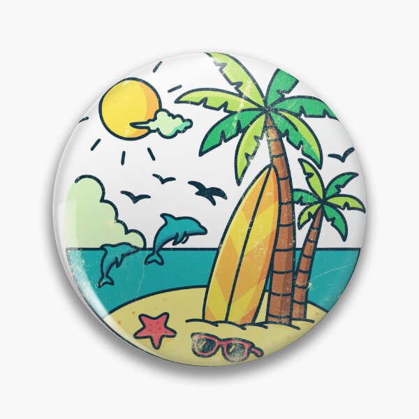 Item preview, Gulf Shores Alabama Retro Badge Design | Surf & Sun Vacation Print designed and sold by DonnaRaine.