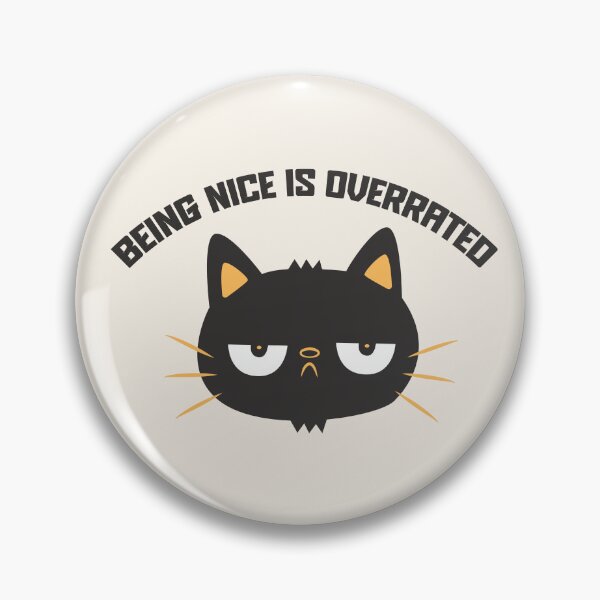 Item preview, Being Nice is Overrated Illustration designed and sold by beboplab.