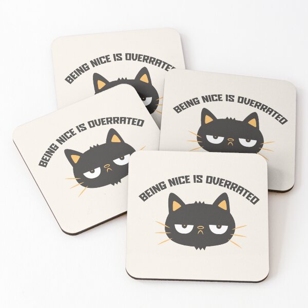 Item preview, Being Nice is Overrated Illustration designed and sold by beboplab.