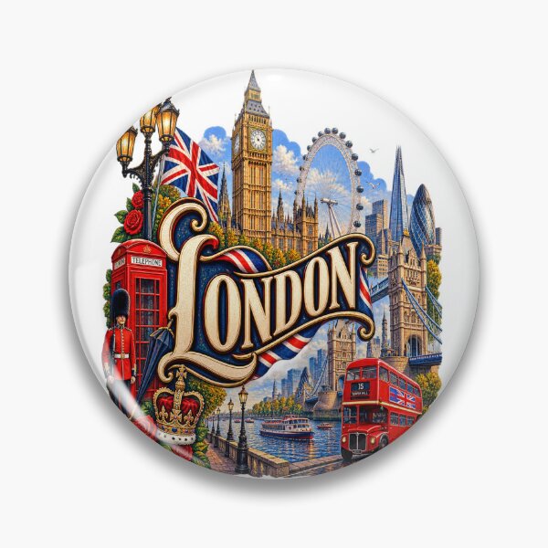 Item preview, London Thames City Art Illustration designed and sold by GraffiCity.