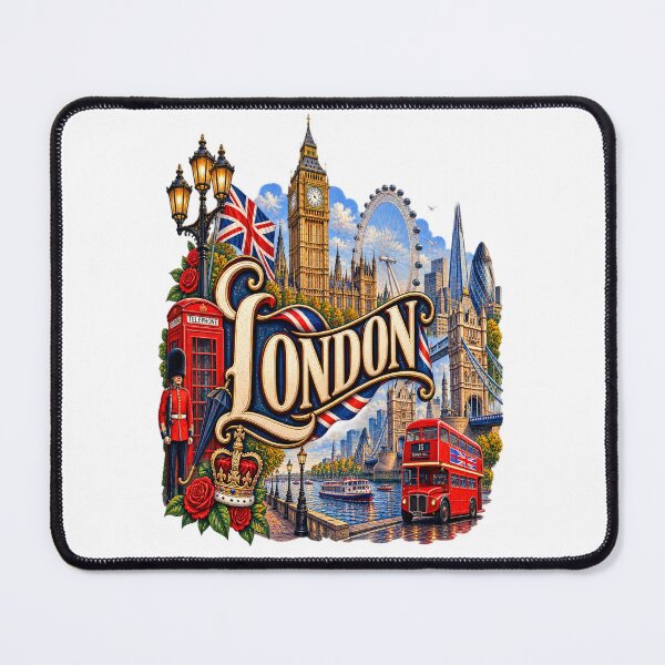 Item preview, London Thames City Art Illustration designed and sold by GraffiCity.
