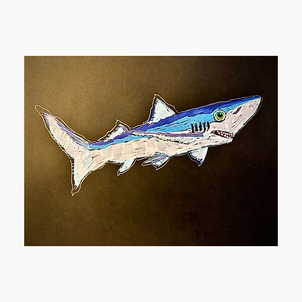Item preview, blue shark designed and sold by junehog.