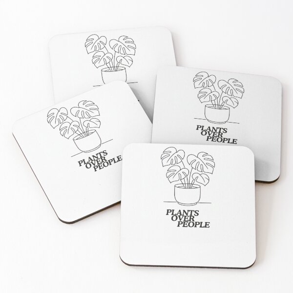 Item preview, Plants over people. Minimalist. designed and sold by OnDutyDesigns.