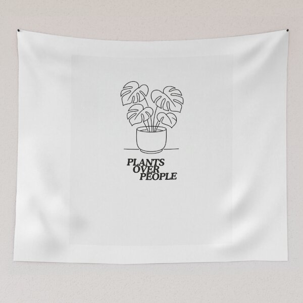 Item preview, Plants over people. Minimalist. designed and sold by PetandFluff.