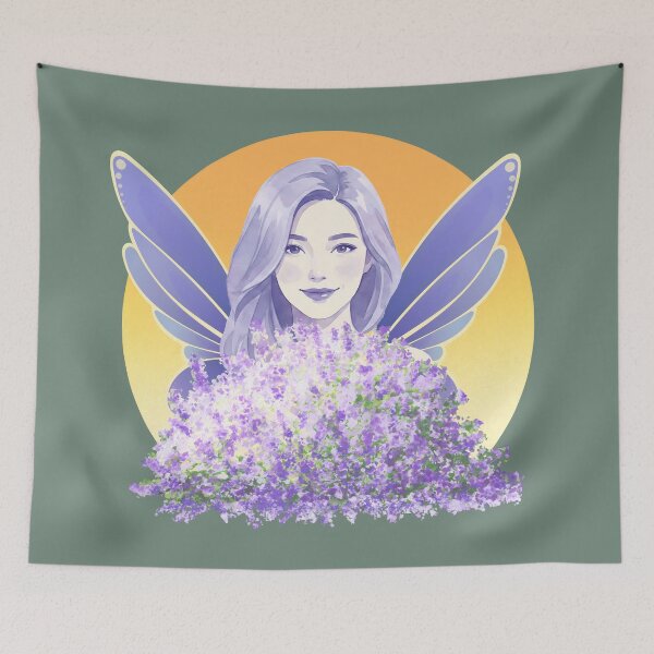 Item preview, Sunrise with a Lavender Pixie designed and sold by Nightshade Pixie Creations.
