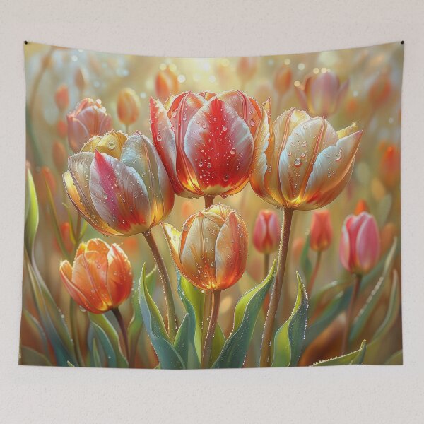 Item preview, Tulip Flowers Field designed and sold by MargaretWiktor.