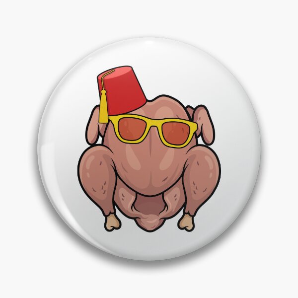 Item preview, Friends Turkey Head Black Outline designed and sold by fpleasants.