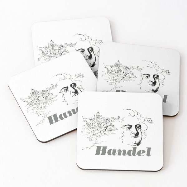 Item preview, Handel in London Vintage Classical Music Collage designed and sold by TheGreatGildy.