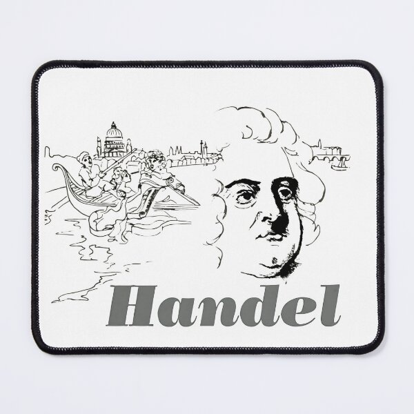 Item preview, Handel in London Vintage Classical Music Collage designed and sold by TheGreatGildy.