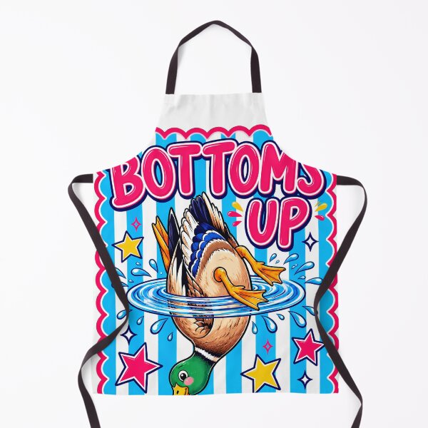 Item preview, Striped Bottoms Up Colorful Mallard Duck Preppy Summer Retro designed and sold by VGAfanatic.