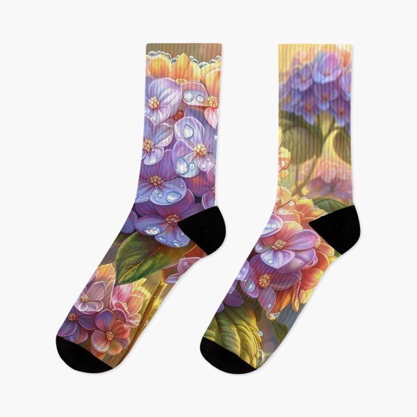 Item preview, Hydrangea Botanical Garden Art – Blue Lavender Floral Elegance designed and sold by MargaretWiktor.