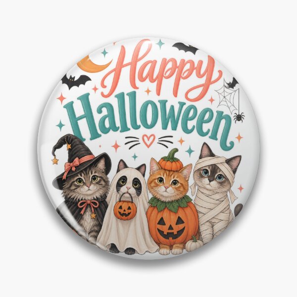 Item preview, Halloween Kitties designed and sold by Salty Aunt Co..