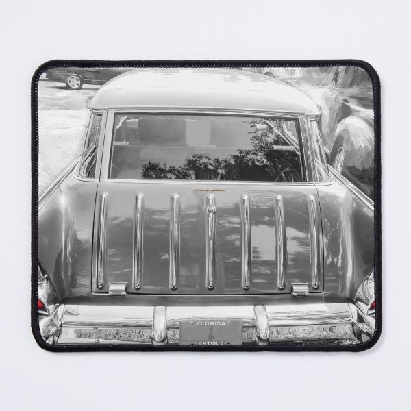 Item preview, 1957 Nomad Station Wagon Adobe Beige and Imperial Ivory Technical Blueprint Car Poster designed and sold by RichFrancoCars.