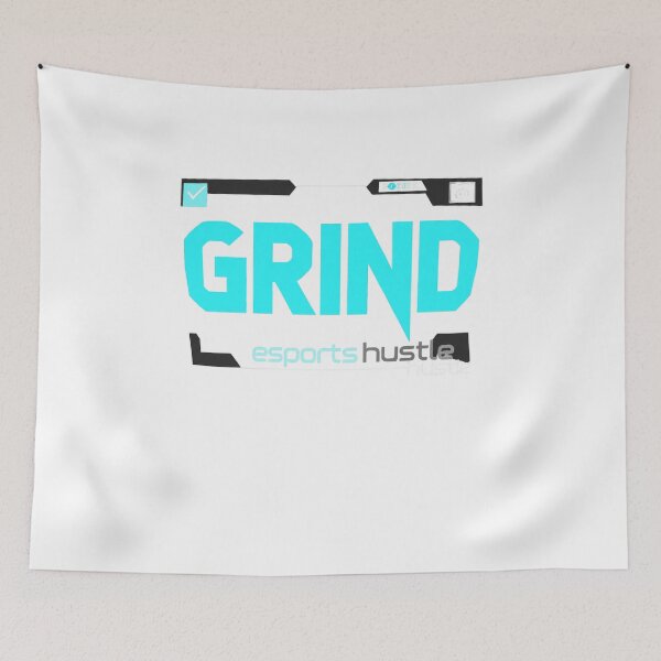 Item preview, GRIND Esports Hustle- Futuristic Gaming Typography  designed and sold by LC&LCPlatform.