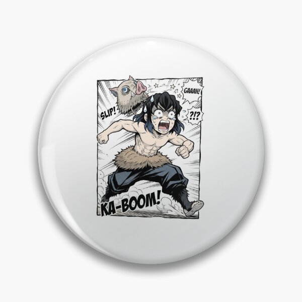 Item preview, Scared Inosuke - Funny Demon Slayer Design designed and sold by FreakToons.