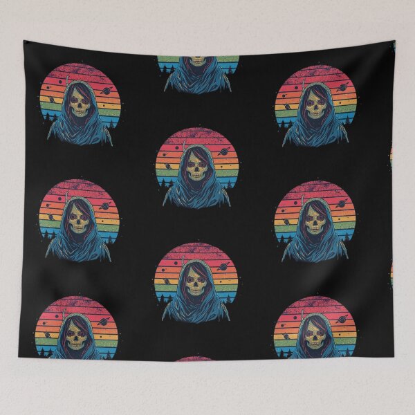 Item preview, Astral Skull - Psychedelic Cosmic Eclipse designed and sold by alekachi.